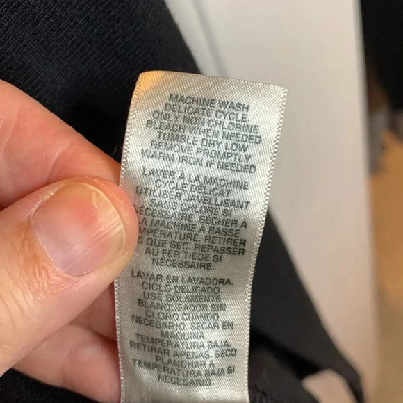 EUC women’s SPLENDID BLACK BUTTONLESS CARDIGAN SIZE MEDIUM - Picture 5 of 8